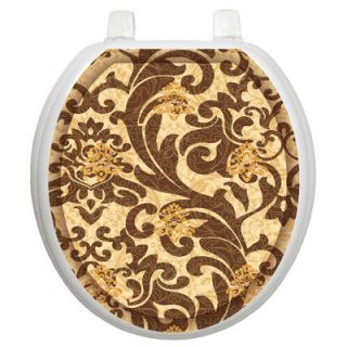 Classic Tuscany Filigree Toilet Seat Decal by Toilet Tattoos