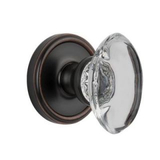 Nostalgic Warehouse Georgetown Timeless Bronze Double Dummy with Provence Crystal Knob 810424