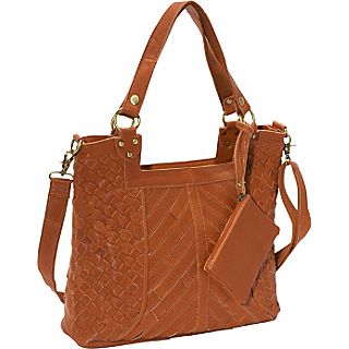 AmeriLeather Hazelle Leather Handbag/Shoulder Bag