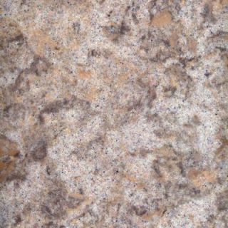 US Marble 3 in. Cultured Granite Vanity Top Sample in Fawn Chip5936M