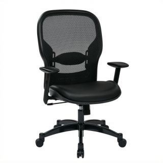 Office Star 24 Series Breathable Mesh Back Office Chair in Black   2400E