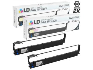 LD © Compatible Okidata 44173404 Black Printer Ribbon Cartridge for use in Okidata Microline 621, 691, 5721, and 5791