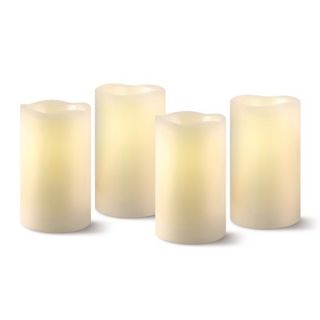 Sarah Peyton 4 piece Flameless Candle Set with Timer  