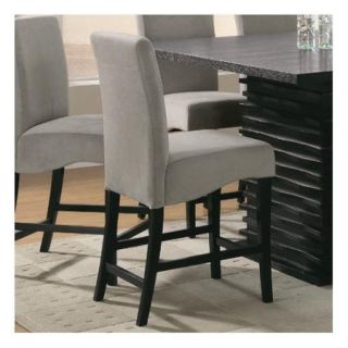 Coaster Counter Ht Chair In Black Finish (Set of 2) 102069GRY