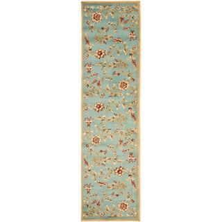 Safavieh Lyndhurst Blue and Multicolor Rectangular Indoor Machine Made Runner (Common 2 x 12; Actual 27 in W x 144 in L x 0.33 ft Dia)