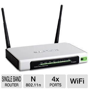 TP Link TD W8960N 300Mbps Wireless N ADSL2+ Modem Router   4x Ports, 300Mbps, RJ 45, 10/100Mbps, IEEE 802.11n