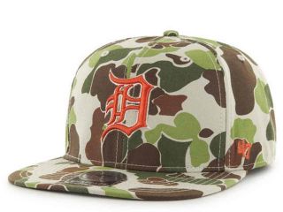 Detroit Tigers 47 Brand Camouflage Bufflehead Adjustable Snapback Hat Cap