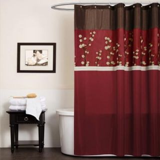 Cocoa Flower Shower Curtain