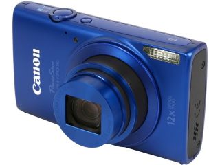 Canon PowerShot ELPH 170 IS Black 20.0 MP 12X Optical Zoom 25mm Wide Angle Digital Camera