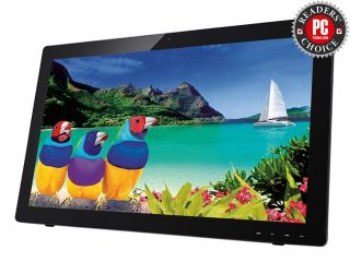 ViewSonic TD2740 Black 27" 10 point Projected Capacitive Touchscreen Monitor w/ Speakers and Webcam