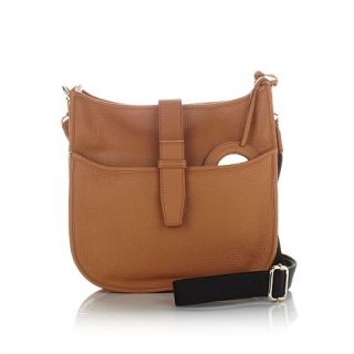 Clever Carriage Company "Deauville" Leather Crossbody   1829133