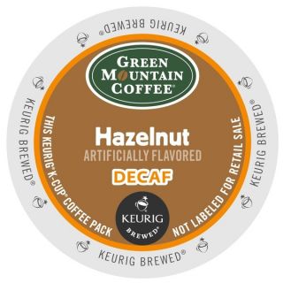 Green Mountain Coffee Hazelnut Decaf 96 K Cup Portion Pack for Keurig