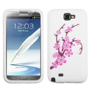 Insten Spring Flowers/White Pastel Skin Case for SAMSUNG Galaxy Note II (T889/I605/N7100)