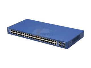 NETGEAR ProSAFE FS750T2NA 48 Port Fast Ethernet Smart Switch w/ 2 Gigabit Ports 10/100 Mbps