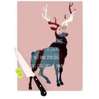 Oh Deer Cutting Board by KESS InHouse