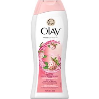 Olay Fresh Outlast Cooling White Strawberry & Mint Body Wash, 23.6 fl oz