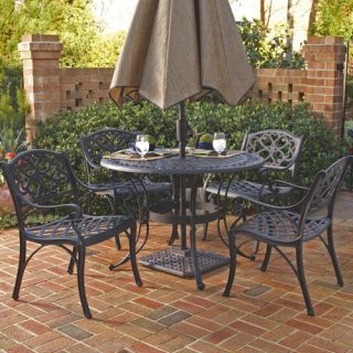 Home Styles 5 Piece Outdoor Dining Set II