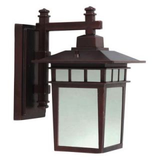 Yosemite Home Decor Dante Collection 1 Light Oil Rubbed Bronze Outdoor Wall Mount Lamp FL2072LDORB