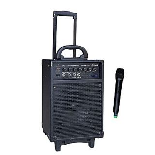 Pyle PWMA430U Wireless Rechargeable Portable PA System With FM/USB/SD, 300 W