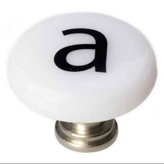 Letter a Round Knob