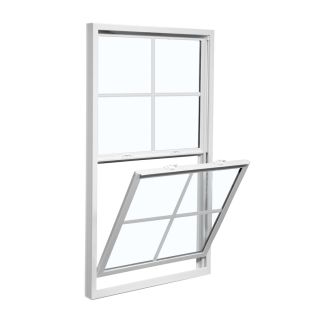 ReliaBilt 3100 Series Vinyl Double Pane Single Strength Replacement Single Hung Window (Rough Opening 24 in x 36 in; Actual 23.75 in x 35.75 in)