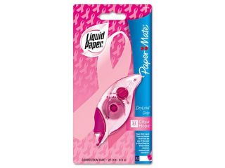 Pink Ribbon Dryline Grip Correction Tape, Non Refillable, 1/5" X 335"