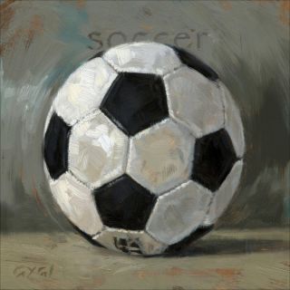 Amberton Publishing Soccer Ball Canvas Art