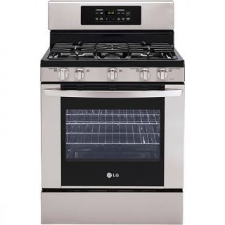 LG 5.4 Cu. Ft. Free Standing Gas Range with Storage Drawer   Stainless Steel   7885015
