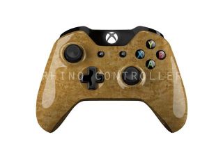 Custom XBOX One controller Wireless Glossy WTP 238 Golden Birdseye Custom Painted  Without Mods