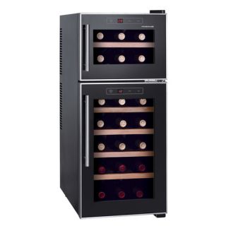 Homeimage 21 Bottle Dual Zone Freestanding Wine Refrigerator