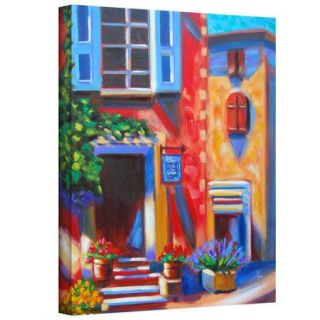 ArtWall 'Cafe Tino' by Susi Franco Print of Painting on Wrapped Canvas