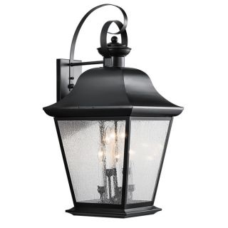 Capital Lighting Carraige House Collection 1 light Black Outdoor Wall
