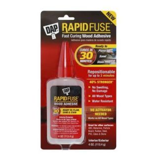 DAP RapidFuse 4 oz. Clear Wood Adhesive 00157