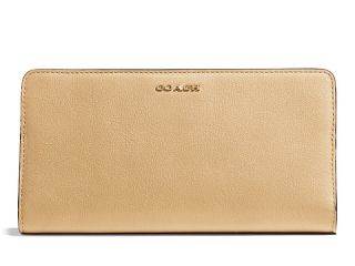 coach madison skinny wallet in leather