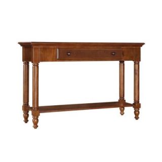 Renovations by Thomasville Bryant Park Chestnut Birch Veneer 1 Drawer Console Table DISCONTINUED 3182 009