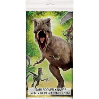 Plastic Jurassic World Table Cover, 84" x 54"