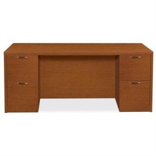 Hon Valido 11500 Series Credenza With Kneespace   72" Width X 24" Depth X 29.5" Height   Ribbon Edge   Particleboard   Bourbon Cherry, Laminate (115900ABHH)