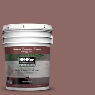 BEHR Premium Plus Ultra 5 gal. #700B 5 Red Stone Eggshell Enamel Interior Paint 275305
