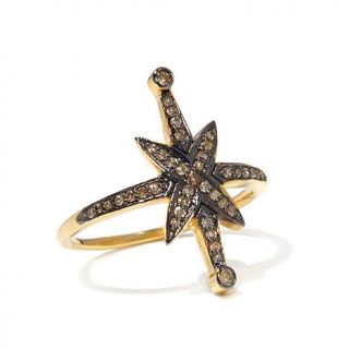 Rarities Fine Jewelry with Carol Brodie 0.18ct Champagne Diamond 2 Tone "Star"   7734445
