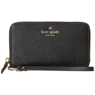 Kate Spade New York Jordie Black Leather Wristlet   17398289