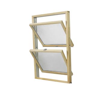 MW Manufacturers 24X38 Double Hung Jefferson 100 Wood 100 Series Clear Insulated Glass Primed Screen Not Included Tilt