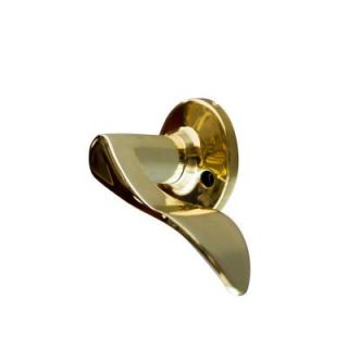 Design House Stratford Polished Brass Right Hand Dummy Lever 727875