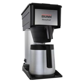 Bunn Velocity Brew 10 Cup Thermal Carafe Home Coffee Maker in Black/Stainless BTX