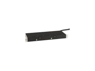 Black Box 12 Outlet Vertical Rackmount AC Power Strip, 20 Amp