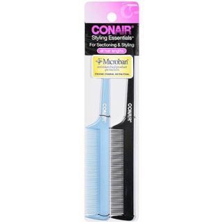 Conair Styling Essentials Sectioning & Styling Combs, 2 count