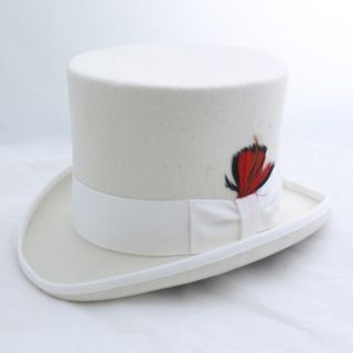 Ferrecci Mens Elegant Off White Top Hat  ™ Shopping