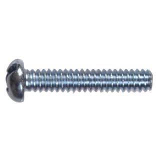 Blue Hawk 75 Count #6  32 x 1 1/2 in Round Head Zinc Plated Slotted Drive Standard (SAE) Machine Screws