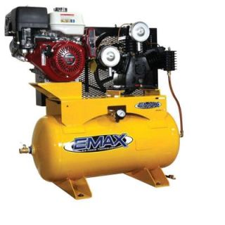 EMAX Industrial PLUS Series 30 Gal. 13 HP Truck Mount Stationary Gasoline Air Compressor HGES1330ST