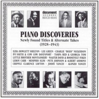 Piano Discoveries Newly Found Titles & Alternate Takes (1928 1943