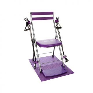 Chair Gym Deluxe Exercise System with Twister Seat, Mat and 3 Workout DVDs   8112591